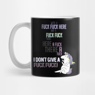 Unicorn Sarcastic Illustration Mug